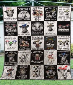 Cow I Licked So It’s Mine Quilt Blanket