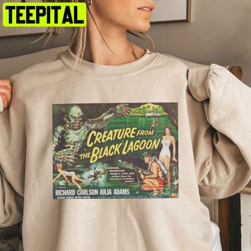 Creature From The Black Lagoon 1954 Vintage Horror Unisex Shirt