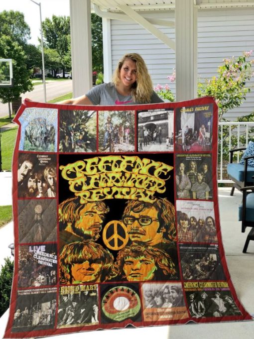 Creedence Clearwater Revival Style Love Quilt Blanket