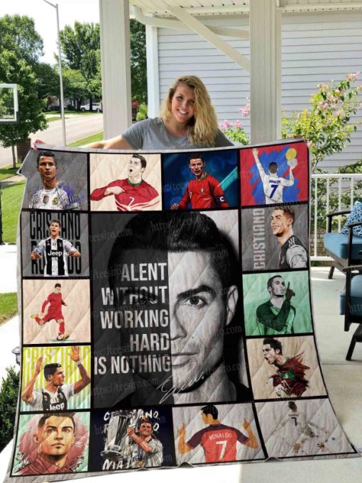 Cristiano Ronaldo Collection Quilt Blanket