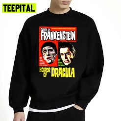 Curse Of Frankenstein Horror Of Dracula Halloween Spooky Night Unisex Sweatshirt