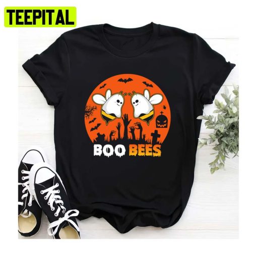 Cute Art Boo Bees 2022 Halloween Unisex Sweatshirt