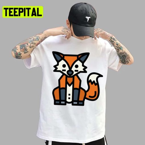 Cute Baby Fox Digital Art Trending Unisex T-Shirt