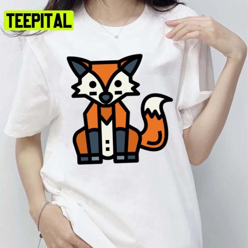 Cute Baby Fox Digital Art Trending Unisex T-Shirt