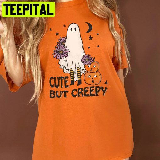 Cute But Creepy Funny Halloween Unisex T-Shirt