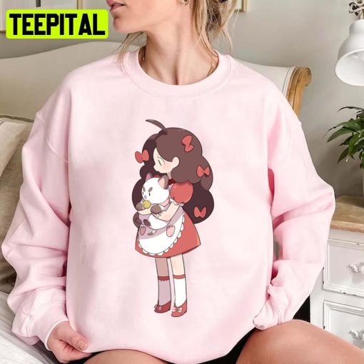 Cute Cartoon Bee And Puppycat Unisex Sweatshirt