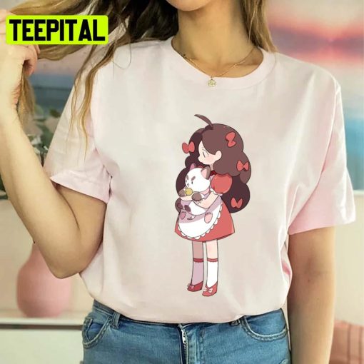 Cute Cartoon Bee And Puppycat Unisex Sweatshirt