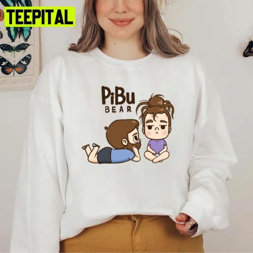 Cute Design For Couple Pibubear Unisex Sweatshirt