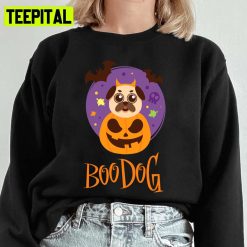 Cute Dog Boo Dog Meme Halloween Spooky Night Unisex Sweatshirt