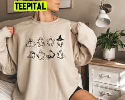 Cute Ghost Halloween Unisex Sweatshirt