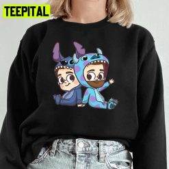 Cute Stitch Pijama Pibubear Unisex Sweatshirt