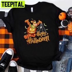 Cute Tigger Wear Pumpkin Disney Halloween Party Unisex T-Shirt