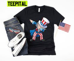 Dabbing Uncle Sam Shirt 4th Of July Trending Unisex T-Shirt