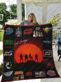 Daft Punk For Fans Collected Quilt Blanket