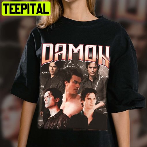 Damon Salvatore Vintage Unisex T-Shirt