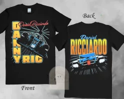 Daniel Ricciardo Racing 90s Vintage Grand Prix F1 Formula One Ric3 New Art T-Shirt