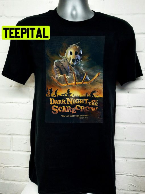 Dark Night Of The Scarecrow Horror Halloween Trending Unisex T-Shirt