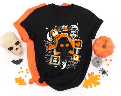 Darth Vader And Ghosts Halloween Disney And Pixar’s Holiday Star Wars Unisex T-Shirt