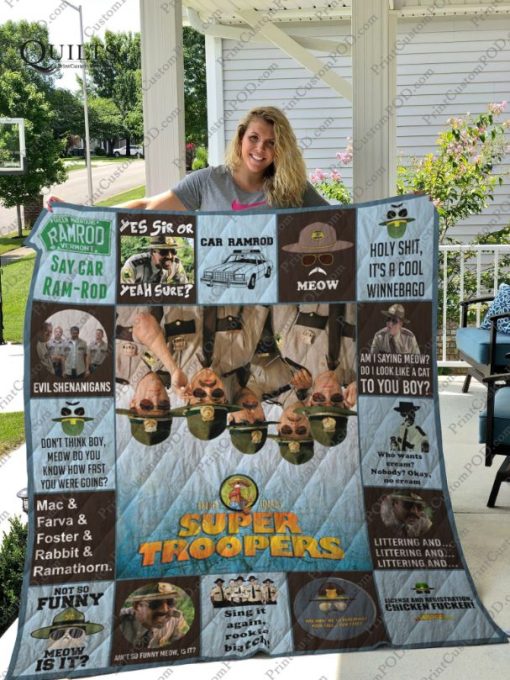 Dd Super Troopers Quilt Blanket