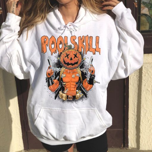 Deadpool Poolskill Vintage Marvel Deadpool Vintage Retro For Disney Halloween Unisex Sweatshirt