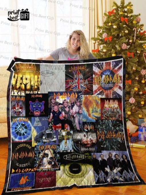 Def Leppard Albums Co Poster Love Quilt Blanket