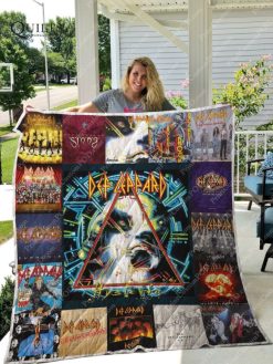 Def Leppard Albums For Fans Collected Quilt Blanket