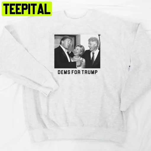 Dems For Trump 2024 Unisex T-Shirt