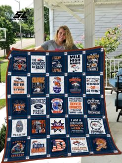 Den Broncos Caro Quilt Blanket