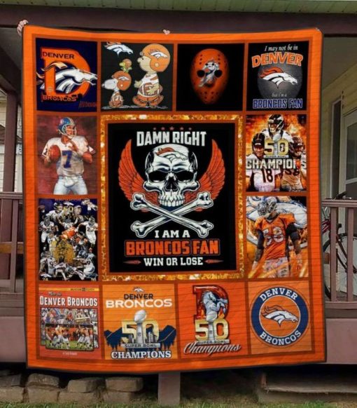 Den Broncos GreatGreat All Season Plus Size Quilt Blanket