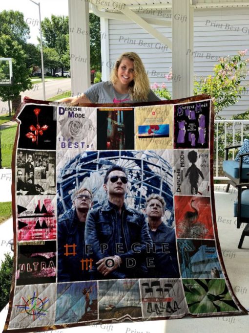 Depeche Mode Albums Co Poster Quilt Blanket