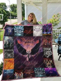 Dethklok Albums For Fans Collected Quilt Blanket