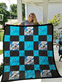 Detroit Lions Quilt Blanket