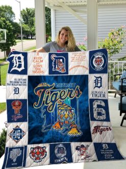 Detroit Tigers Quilt Blanket