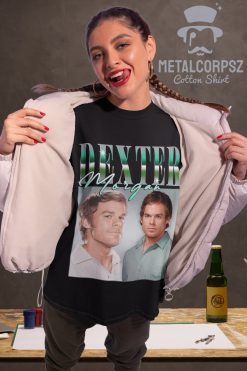 Dexter Morgan 90s Retro Portrait Design Unisex T-Shirt