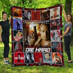 Die Hard Poster 3 Quilt Blanket