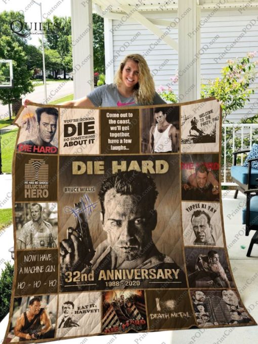 Die Hard Quilt Blanket