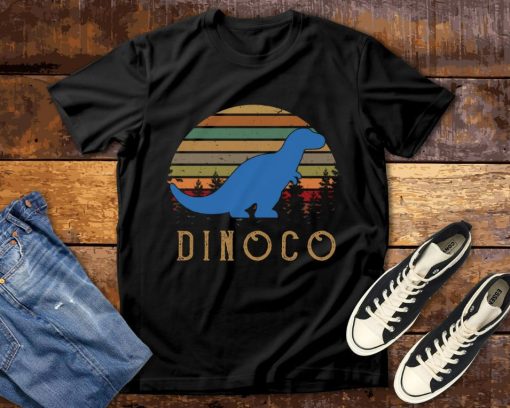 DINOCO Pixar Cars Iconic Dinosaur Vintage Retro Disney T-Shirt