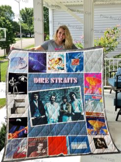 Dire Straits Albums Co Poster Quilt Blanket