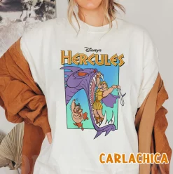 Disney Hercules Hydra Battle Retro Hercules Hercules Disney Unisex T-Shirt