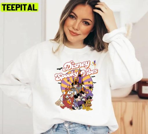 Disney Squad Spooky Vibes Halloween Unisex Sweatshirt