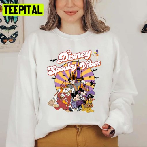 Disney Squad Spooky Vibes Halloween Unisex Sweatshirt