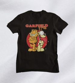 Distressed Garfield Cartoon Unisex T-shirt