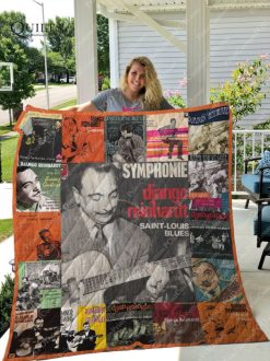 Django Reinhardt Albums For Fans Collected Quilt Blanket