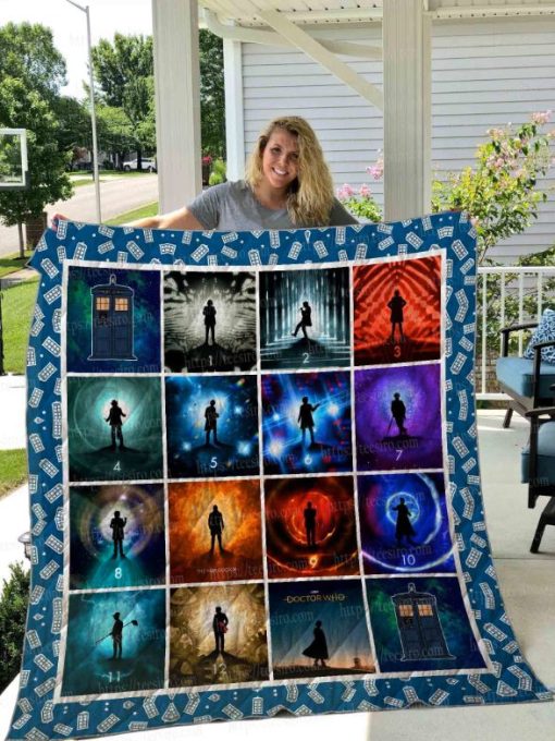 Doctor Who 05 Quilt Blanket