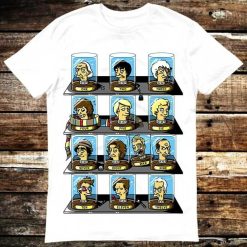 Doctor Who Simpsons Tv Show Parody Thirteen Doctors List T-Shirt