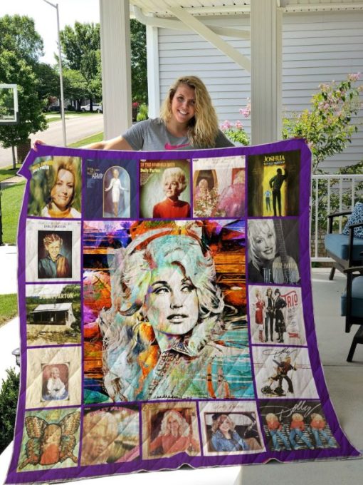 Dolly Parton 05 Quilt Blanket