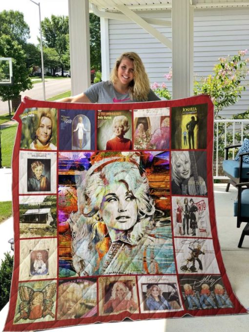 Dolly Parton Style Love Quilt Blanket