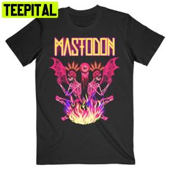 Double Brimstone Neon Mastodon Band Unisex T-Shirt