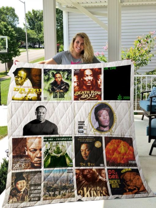 Dr. Dre Albums Combine Quilt Blanket