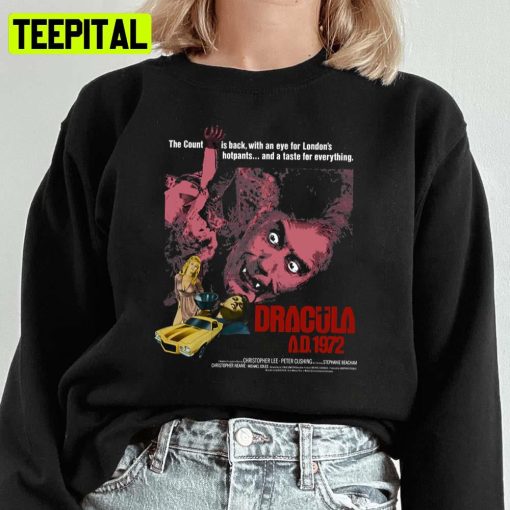 Dracula Ad 1972 Artwork Halloween Unisex Sweatshirt